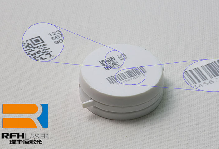 3-W-UV-Laserquelle zum Markieren von Barcodes auf der Kunststoffkappe
